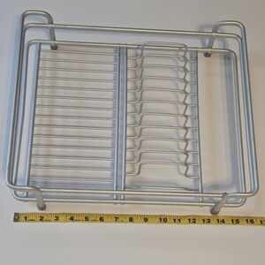 Silver Metal Dish Rack &‎ Silver Drying Holder